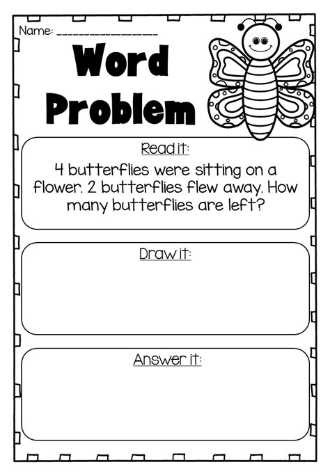 Addition And Subtraction Word Problems To 10 Kindergarten Worksheets Word Problems