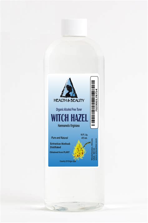 Witch hazel distillate face toner all natural 16 oz buy | H&B Oils ...