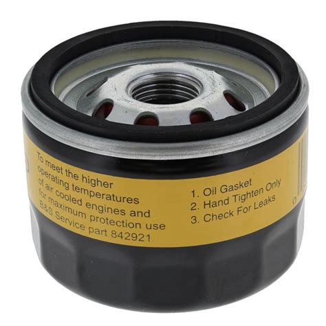 Filter Oil For Briggs And Stratton Vanguard Twin Cylinder Vertical Crankshaft Engines 842921 L