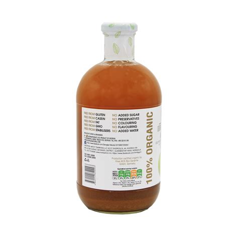 Georgia's Natural 100% Organic Juice Apple 1литр | amtatmall