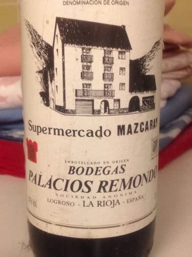 Palacios Remondo Rioja Supermercado Mazcaray Vivino Australia