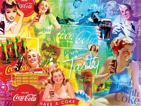 Solve Vintage Coca Cola Jigsaw Puzzle Online With 80 Pieces