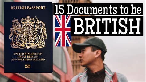 15 Documents Needed To Be British Citizen Life In The Uk Youtube