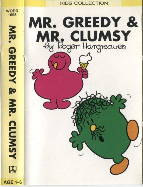 Roger Hargreaves – Mr. Greedy & Mr. Clumsy (1995, Cassette) - Discogs