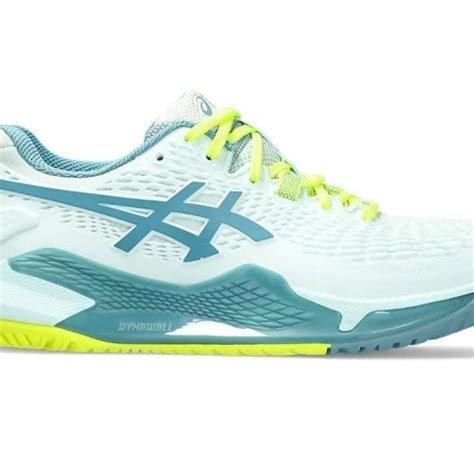 Jual Sepatu Tenis Asics Gel Resolution 9 Women Soothing Blue Tennis