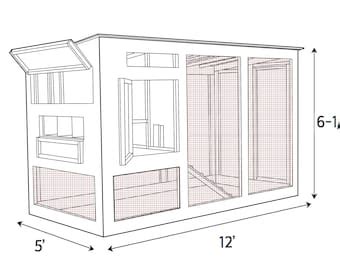 Chicken Coop Plans Pdf | Etsy