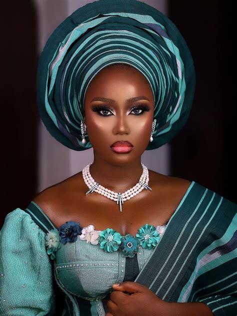 Makeup And Gele Ideas For A Nigerian Bride African Head Dress