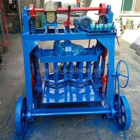 Small Mini Manual Hand Press Interlocking Soil Earth Brick Block Making