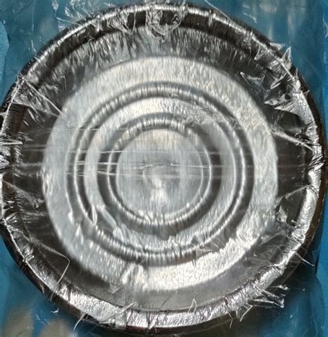 Silver Plain 7 Inch Paper Plate Paper GSM 140 At Rs 7 5 Packet In