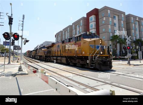 Los Angeles California Union Pacific Freight Train Railroad