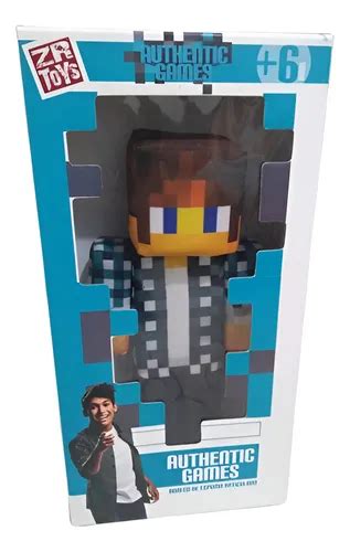Boneco Authentic Games - Boneco Articulado Minecraft Authentic Games Zrtoys | Frete grátis