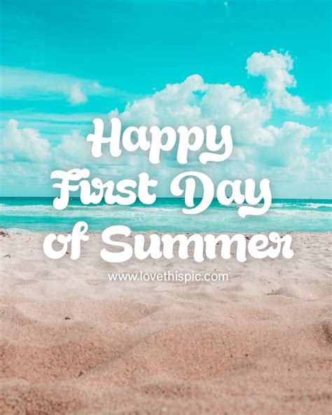 Beautiful Beach Happy First Day Of Summer Pictures Photos And