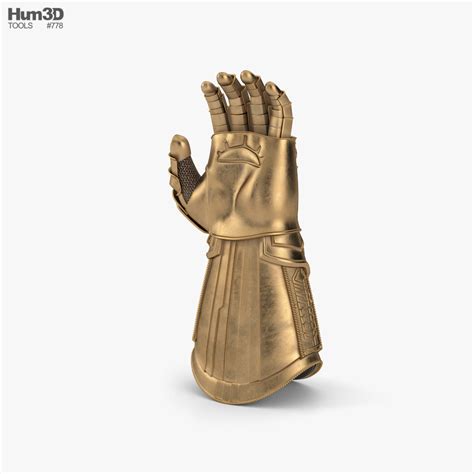 Thanos Infinity Gauntlet 3D model - Clothes on Hum3D