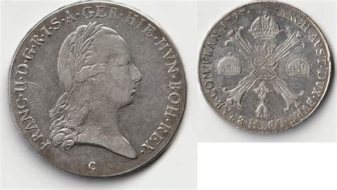 Österreich Kronentaler 1797 C Franz II ss MA Shops