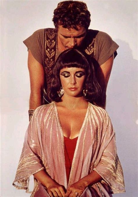 Taylor Burton On The Set Of Cleopatra” Photographed By Bert Stern