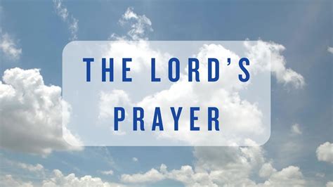 The Lord S Prayer Our Father Prayer King James Version Words And Audio Youtube