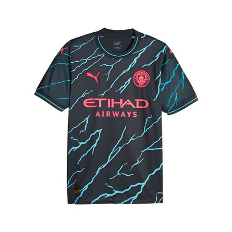 Camiseta Puma Manchester City Tercera Equipación 2023 2024 Dark Navy