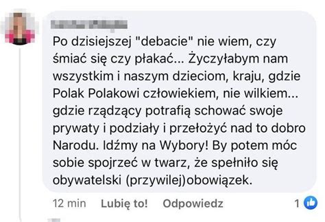 Internauci Krytycznie O Debacie W Tvp Dosta O Si Rachoniowi Pudelek