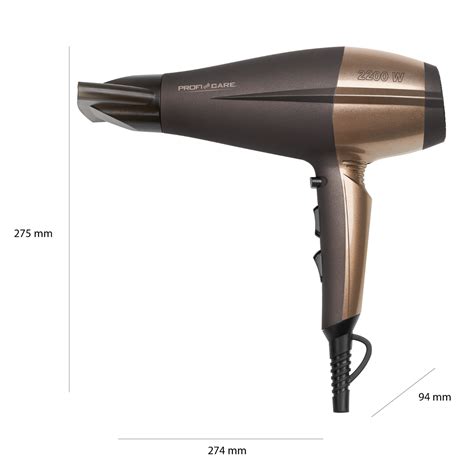 Profi Electro De ProfiCare Profi Haartrockner PC HT 3010 Braun Bronze