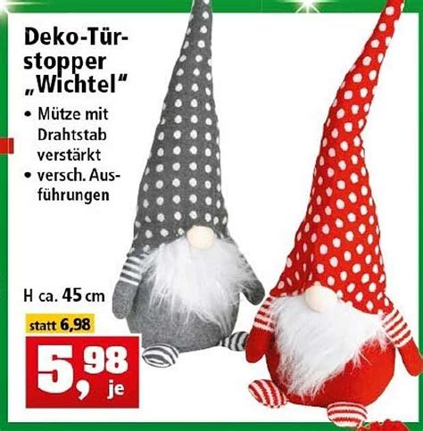 Deko T Rstopper Wichtel Angebot Bei Thomas Philipps Prospekte De