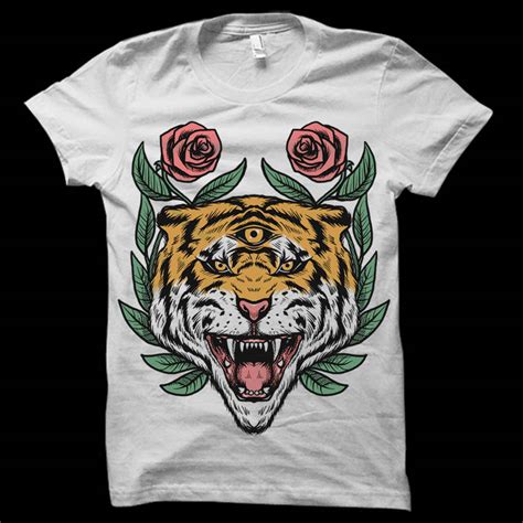 Tiger T Shirt Template Tshirt Factory