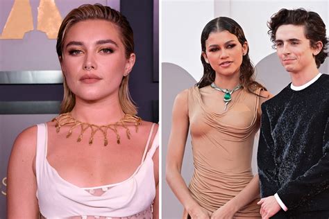 Florence Pugh Spills On Co Stars Zendaya And Timoth E Chalamet