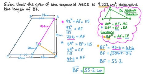 Lesson Right Triangle Altitude Theorem Nagwa