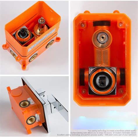 Conceal Mounted Shower Mixer Valve Hot Cold Shower Mixing Diverter 2 Way Bathroom Accessories