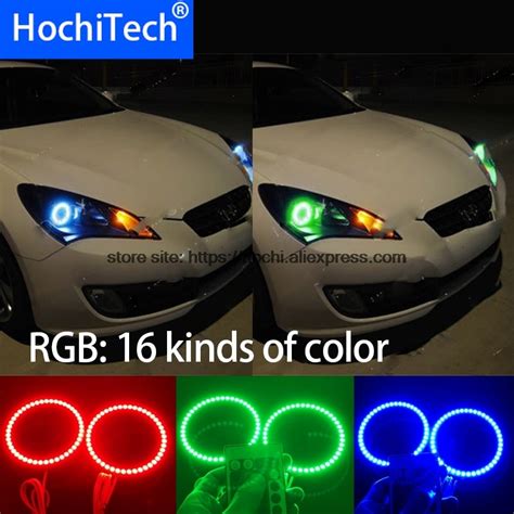 Hochitech Rgb Multi Color Led Angel Eyes Halo Rings Kit Super