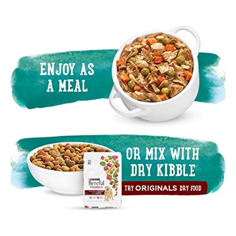 Purina Beneful High Protein Wet Dog Food With Gravy, Prepared Meals Savory Rice & Lamb Stew - (8 ...