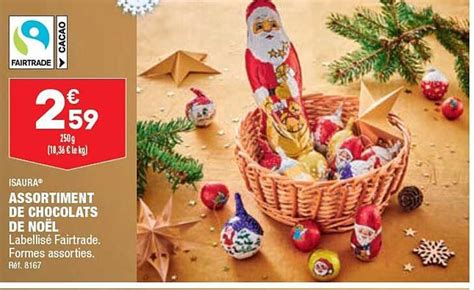 Promo Isaura Assortiment De Chocolats De Noël chez Aldi iCatalogue fr