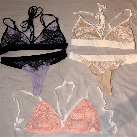 Purple And Nude Missguided Underwear Sets And A Depop