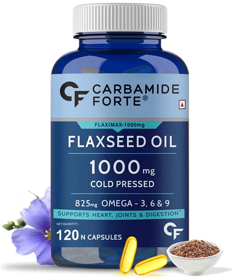 Buy Carbamide Forte Cold Pressed Flaxseed Oil Omega 3 6 9 S 1000mg