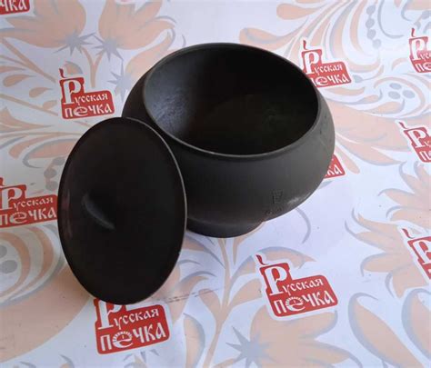 Горшок чугунный БЛМЗ 6.0 л с крышкой для русской печи — купить по ...