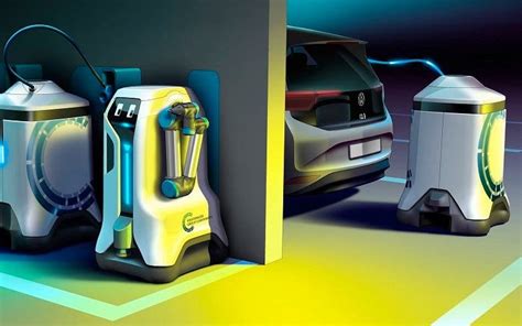 Volkswagen Presenta Su Robot Autónomo Para Recargar Coches Eléctricos