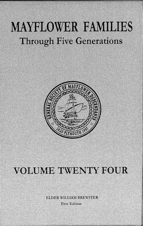 Mayflower Families: William Brewster | Primary Selections from Special ...