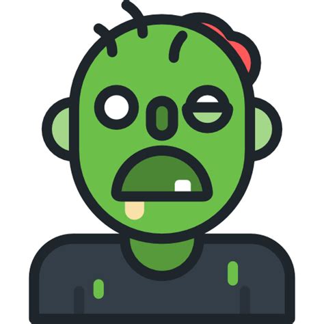 Zombie Special Lineal Color Icon