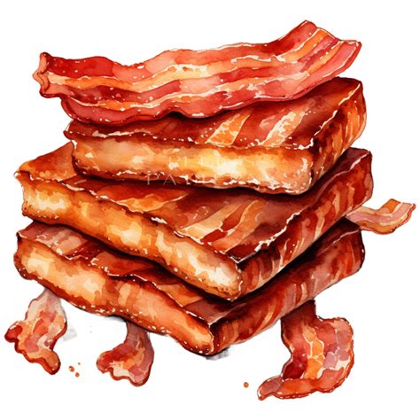 Bacon Clipart Png - Etsy