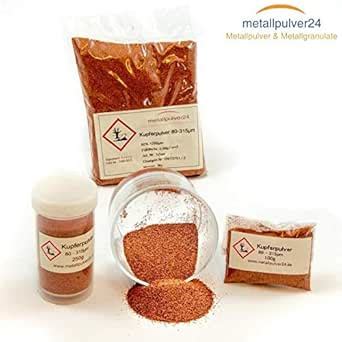 Cobre polvo 63µm 100 g Eur 29 de 1 kg Amazon es Industria