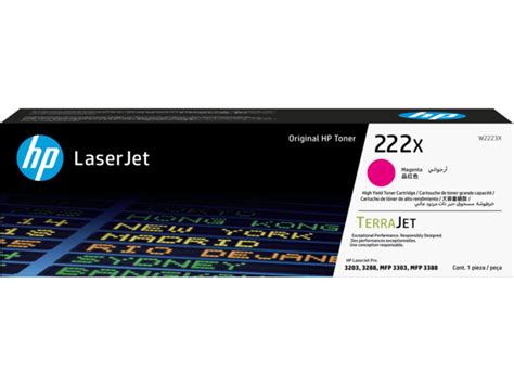 HP 222X High Yield Magenta Original LaserJet Toner Cartridge W2223X