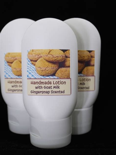 Handmade Lotion With Goat Milk Gingersnap Udder Grace Soaps And