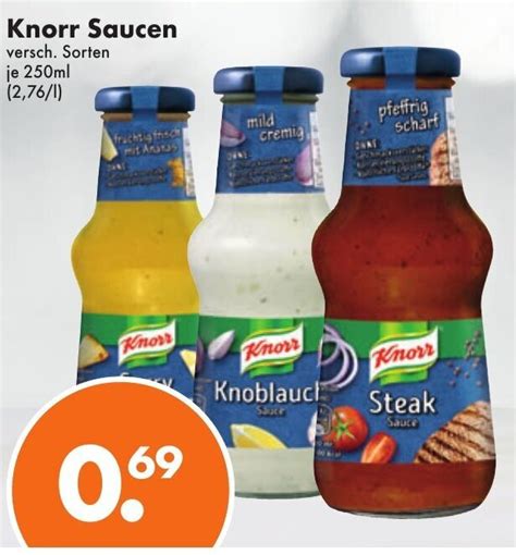 Knorr Saucen Ml Angebot Bei Trink Und Spare