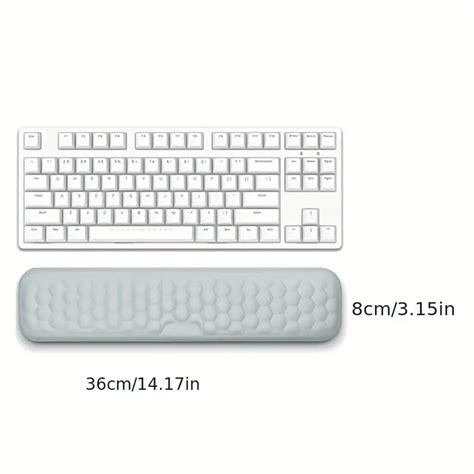 Slow Rebound Memory Foam Wrist Mouse Pad Wrist Pad Keyboard Temu