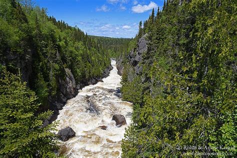 White River And Gorge Pukaskwa National Park Ontario Pukaskwa