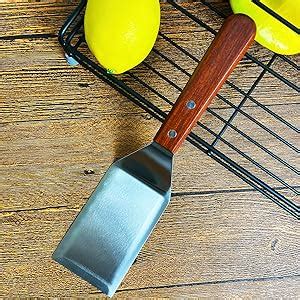 Amazon KLAQQED Metal Spatula For Cast Iron Skillet Grill Spatula