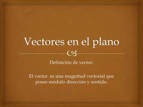 Diapositivas De Vectores Ppt