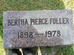 Bertha P Fuller Find A Grave Memorial