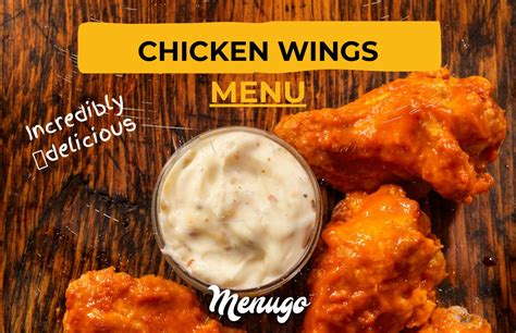 Menugo Chicken Wings Menu Theme