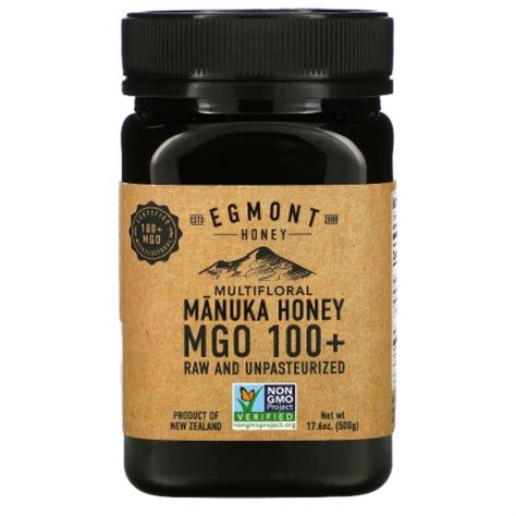 Egmont Honey Multifloral Manuka Honey Raw And Unpasteurized MGO 100