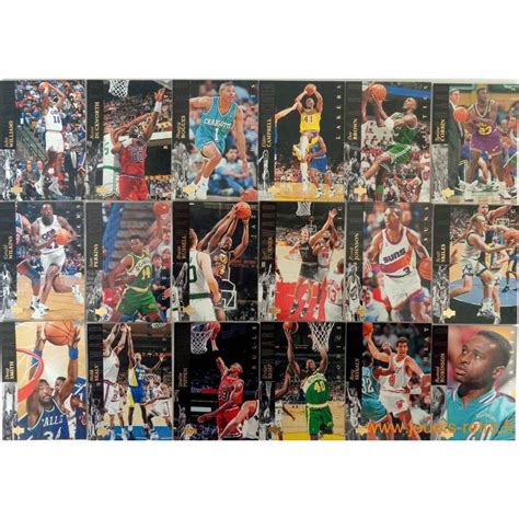 Lot Cartes Nba Upper Deck Jouets R Tro Jeux De Soci T